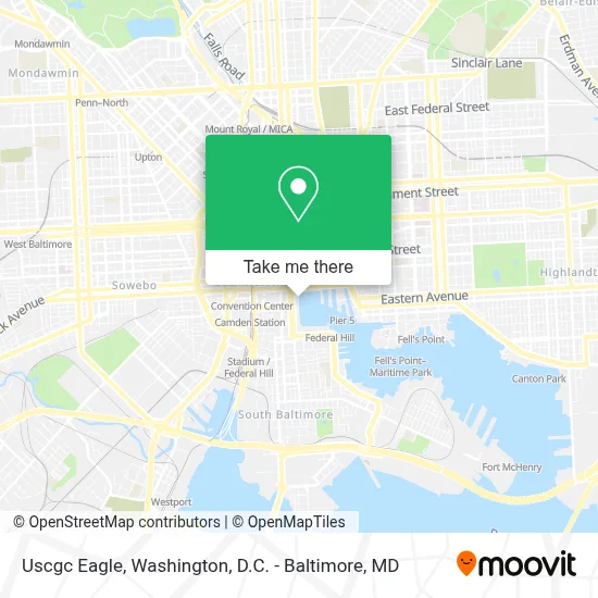 Uscgc Eagle map