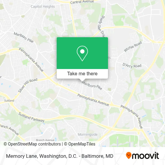 Memory Lane map