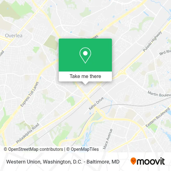 Western Union map