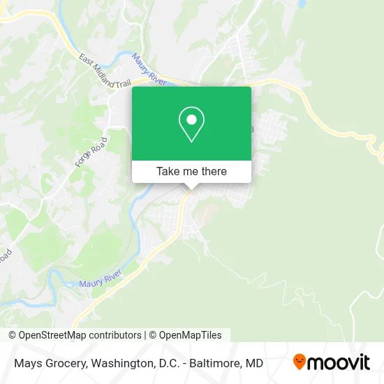 Mays Grocery map