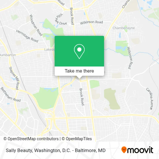 Sally Beauty map