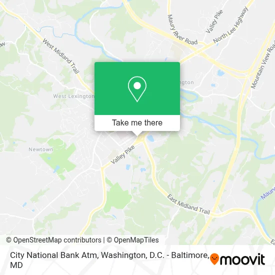 City National Bank Atm map