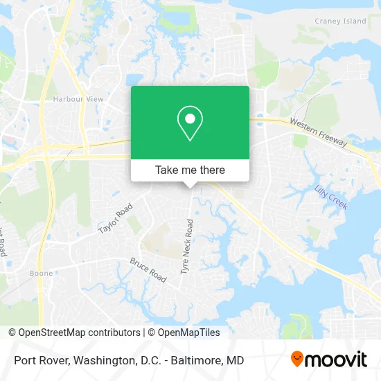 Port Rover map