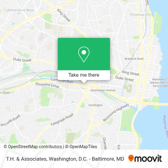 T.H. & Associates map