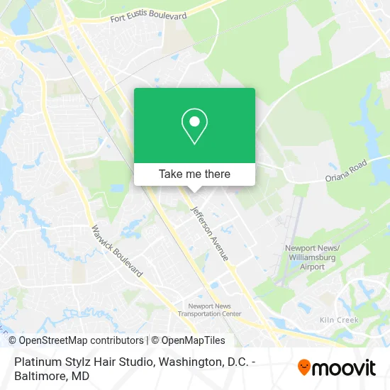 Platinum Stylz Hair Studio map