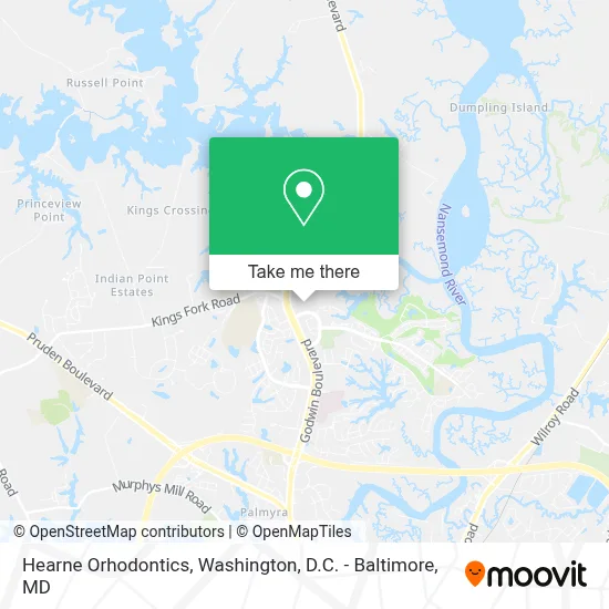 Hearne Orhodontics map