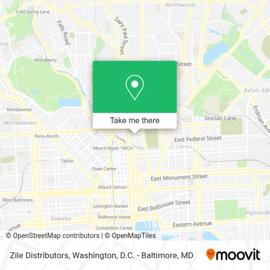 Zile Distributors map