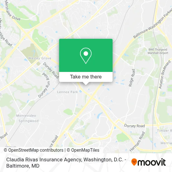 Claudia Rivas Insurance Agency map