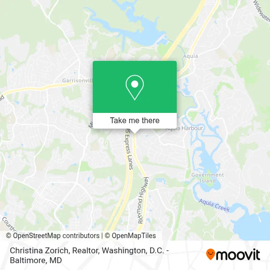 Christina Zorich, Realtor map