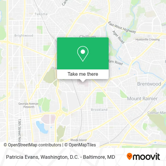 Patricia Evans map