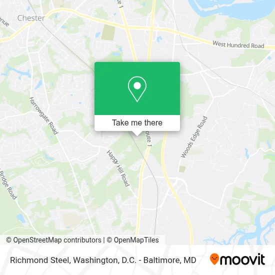 Richmond Steel map