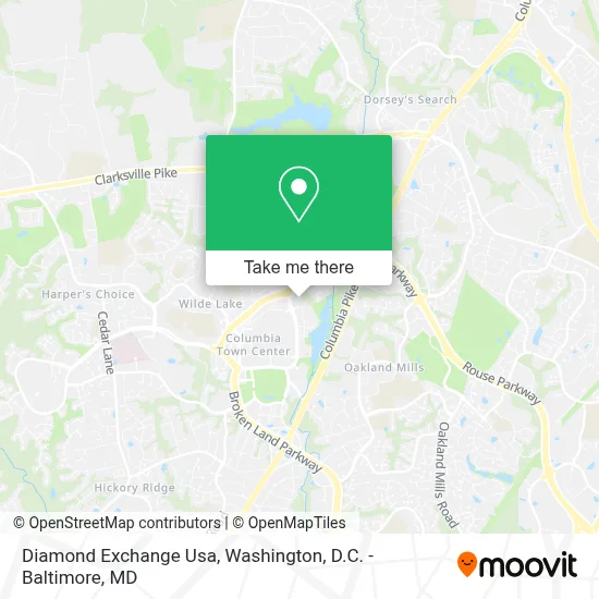 Diamond Exchange Usa map