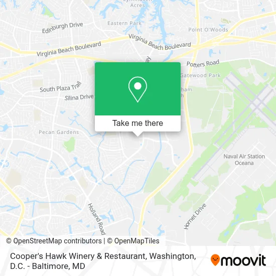 Cooper's Hawk Winery & Restaurant map