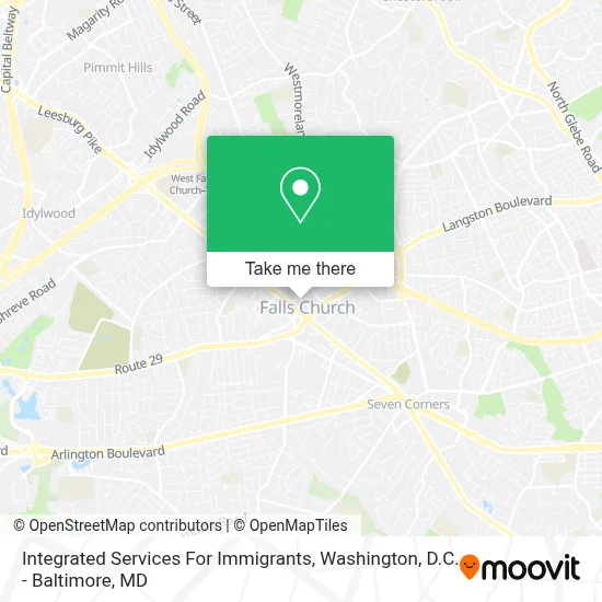 Integrated Services For Immigrants map