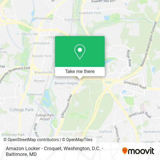 Amazon Locker - Croquet map