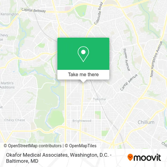 Okafor Medical Associates map