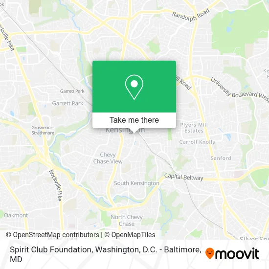 Spirit Club Foundation map