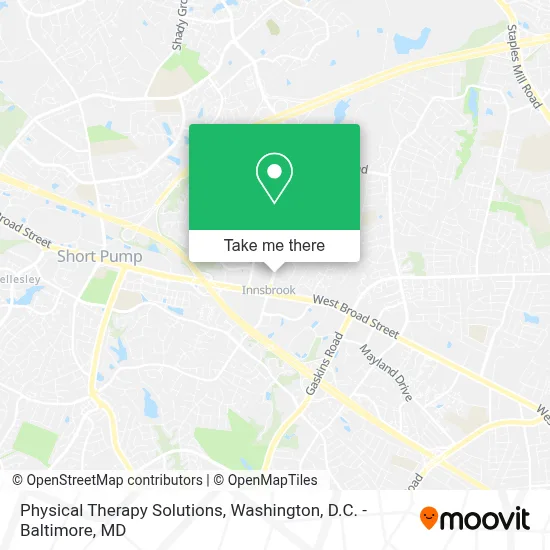 Physical Therapy Solutions map
