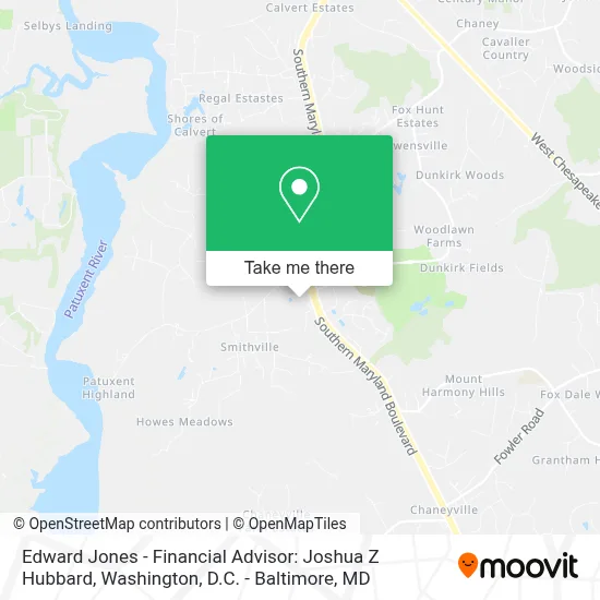 Edward Jones - Financial Advisor: Joshua Z Hubbard map
