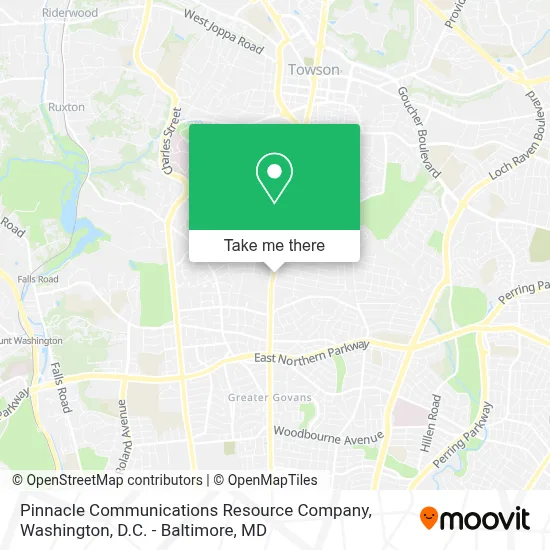Pinnacle Communications Resource Company map