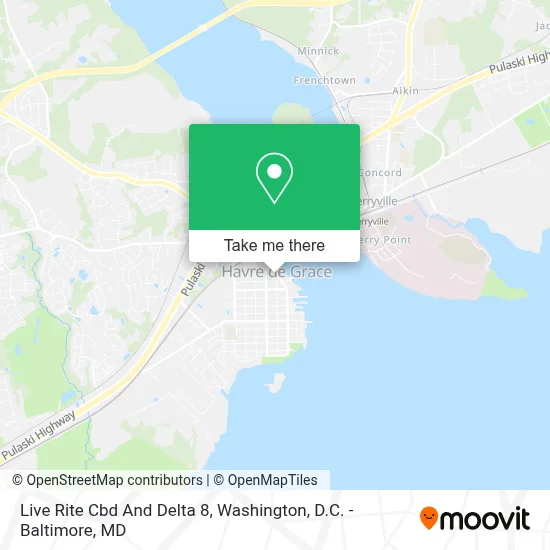 Live Rite Cbd And Delta 8 map