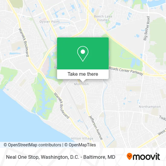 Neal One Stop map
