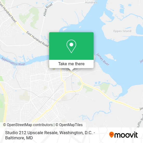 Studio 212 Upscale Resale map