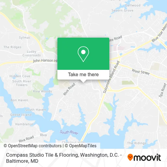 Compass Studio Tile & Flooring map