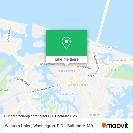 Western Union map