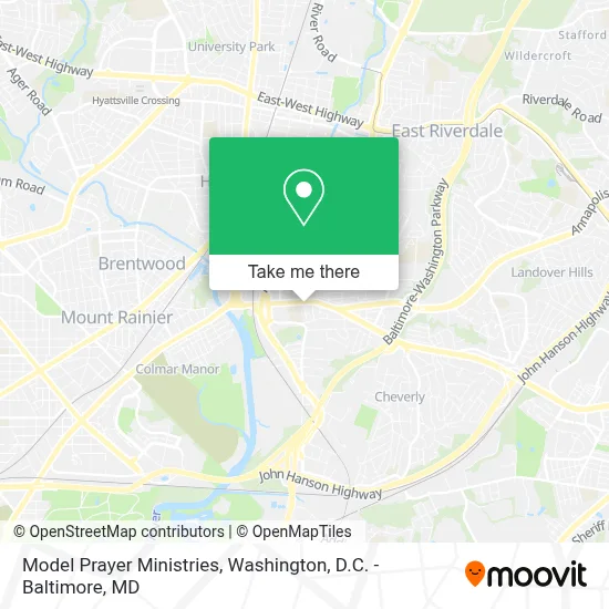 Model Prayer Ministries map