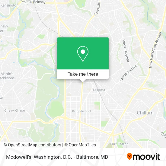 Mcdowell's map