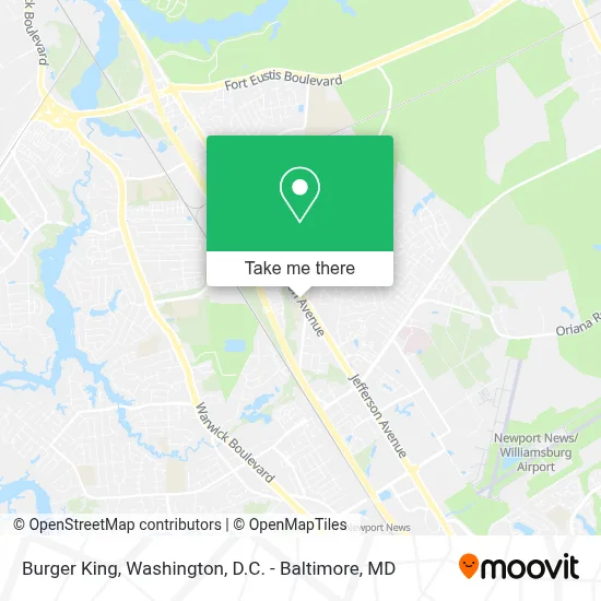 Burger King map