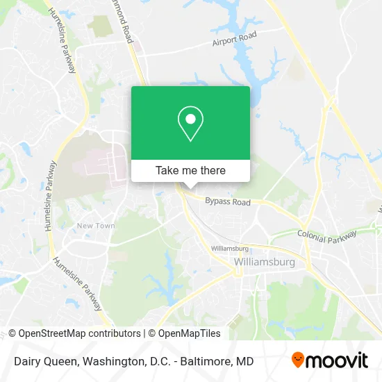 Dairy Queen map