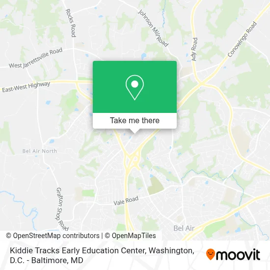 Kiddie Tracks Early Education Center map
