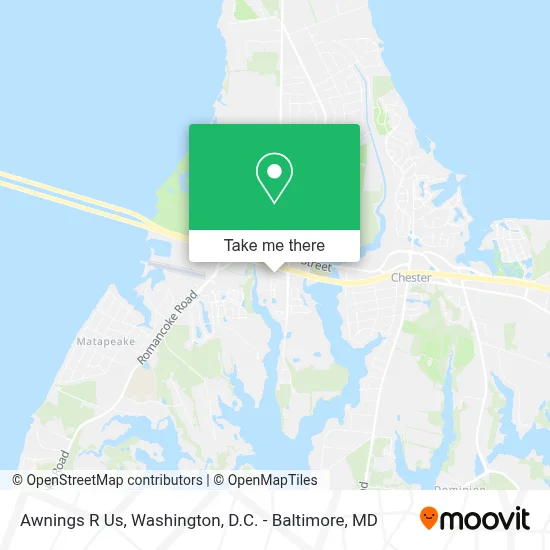 Awnings R Us map