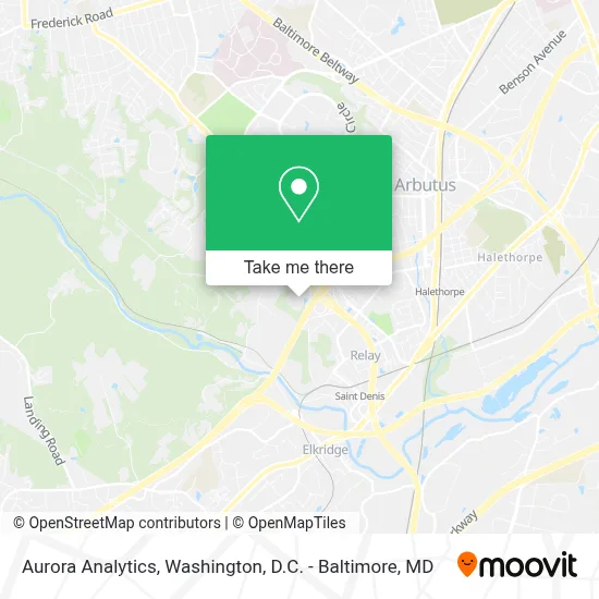 Aurora Analytics map