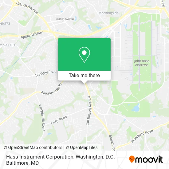 Hass Instrument Corporation map