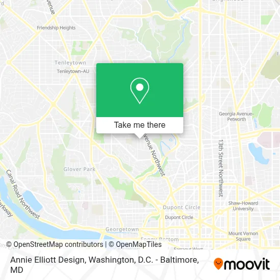 Annie Elliott Design map