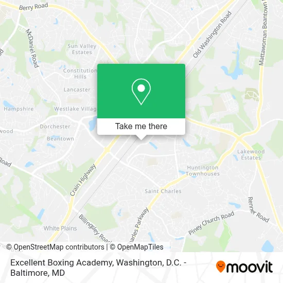 Excellent Boxing Academy map