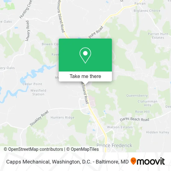 Capps Mechanical map
