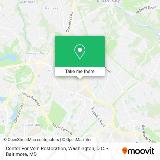 Center For Vein Restoration map