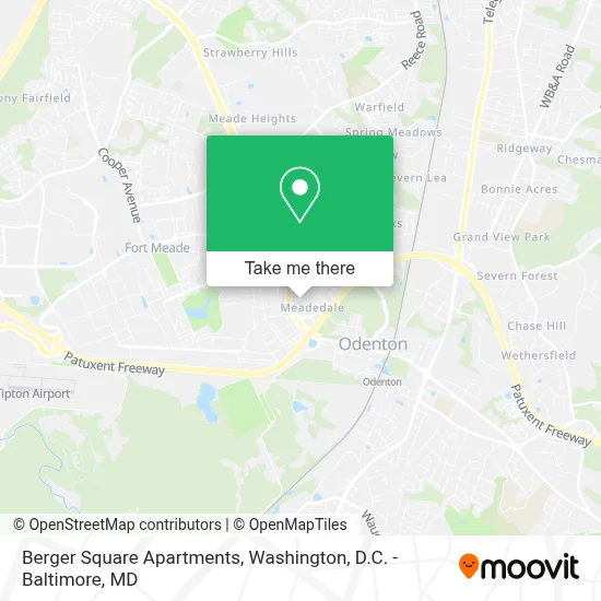 Berger Square Apartments map
