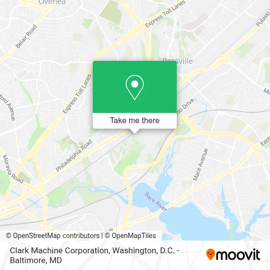 Clark Machine Corporation map