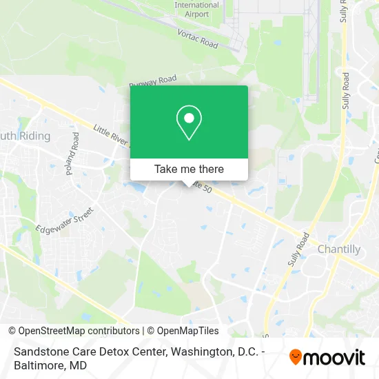 Sandstone Care Detox Center map