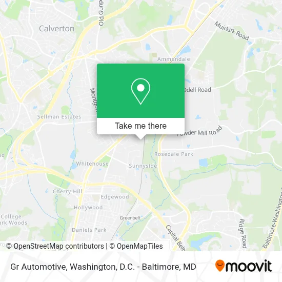 Gr Automotive map