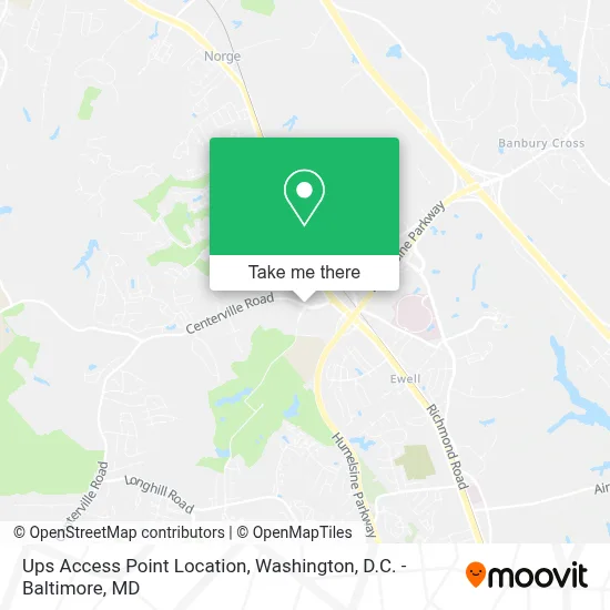Ups Access Point Location map