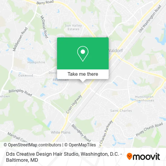 Dds Creative Design Hair Studio map