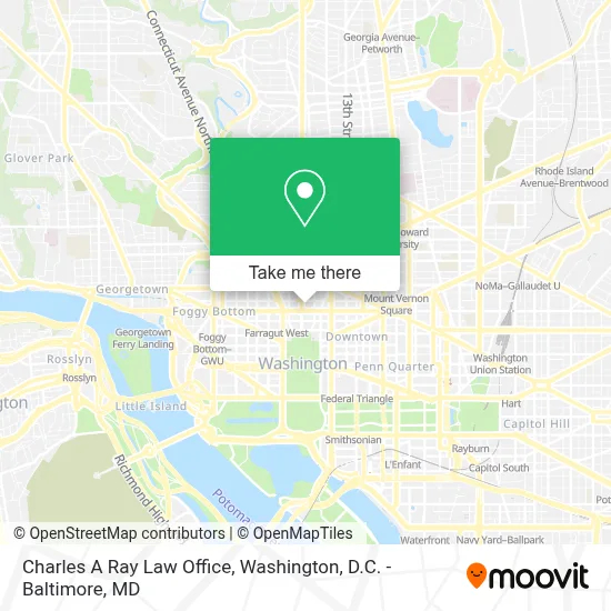 Charles A Ray Law Office map
