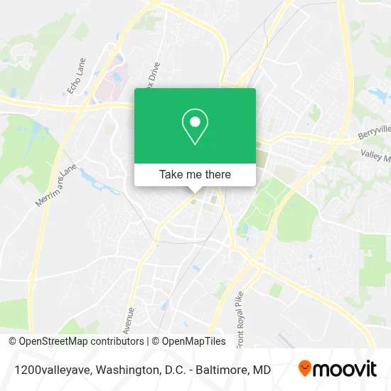 1200valleyave map