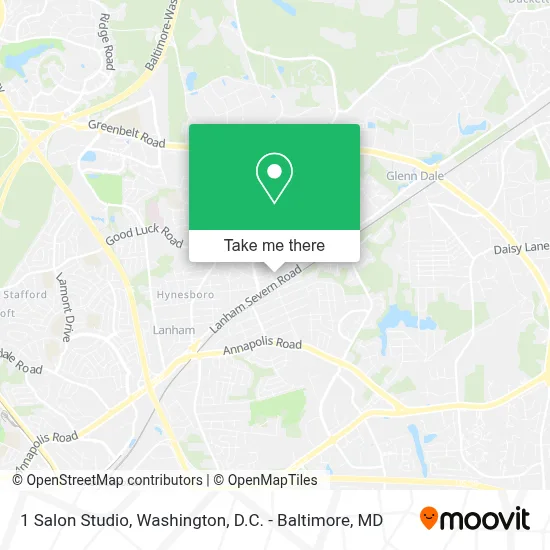 1 Salon Studio map